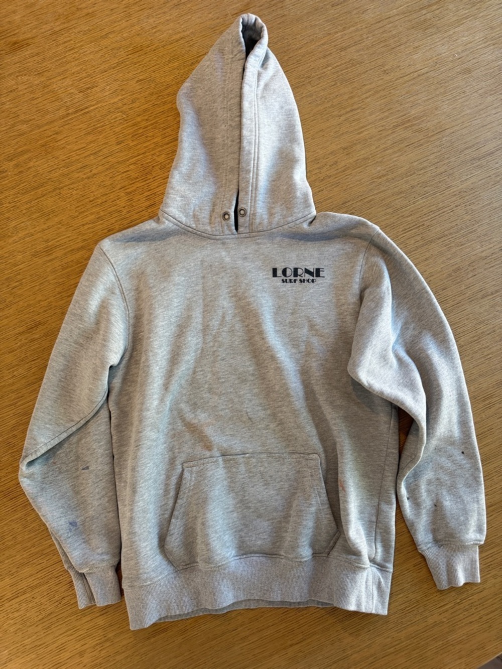Lorne Surf Shop Australia Hoodie Gray Pullover Size S/M Streetwear